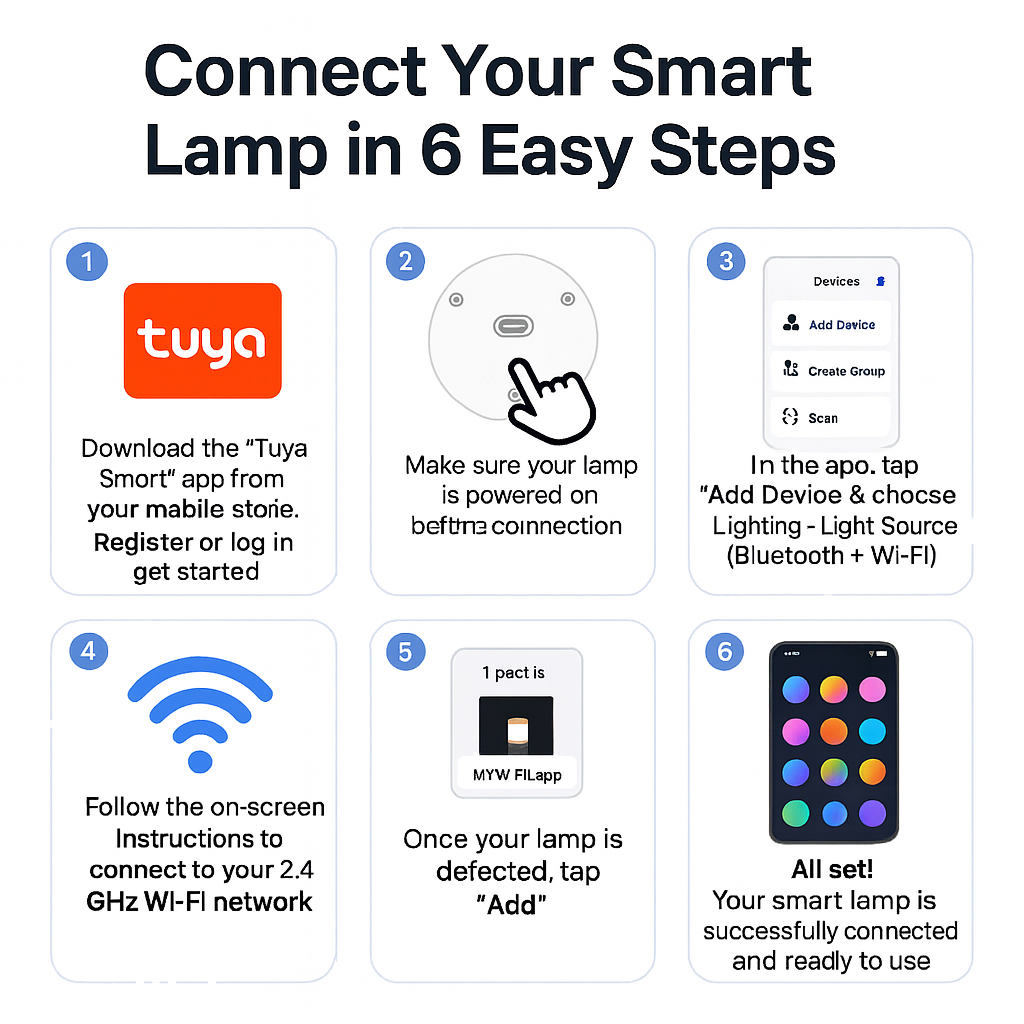 Portable Outdoor Smart RGB Lamp – Rechargeable Cordless Table Light, Water-Resistant Ambient Lamp for Home, Patio & Camping