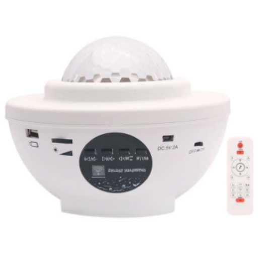 Galaxy Light Projector with Bluetooth Speaker – Starry Sky LED Lamp for Relaxation, Sleep & Party Ambience